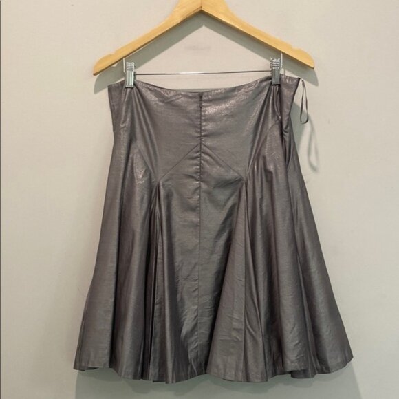 CLUB Monaco Letitia Navy and Brown Color Block Midi Pencil Sheath Dress … - Picture 6 of 15